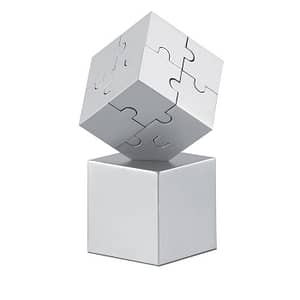 Metalen 3D puzzel