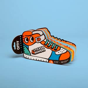 OMY sticker op nummer street