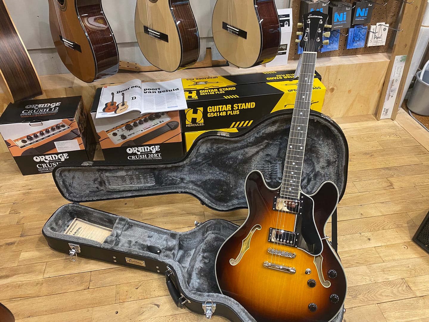 Eastman T386 thinline Kent Armstrong SB - Afbeelding 4