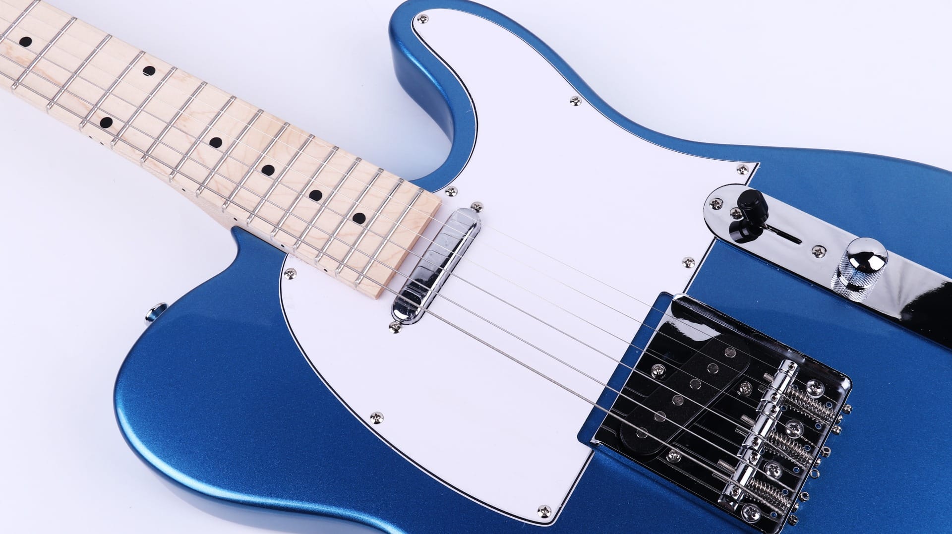 Gould Telecaster style Metallic Blue - Afbeelding 7