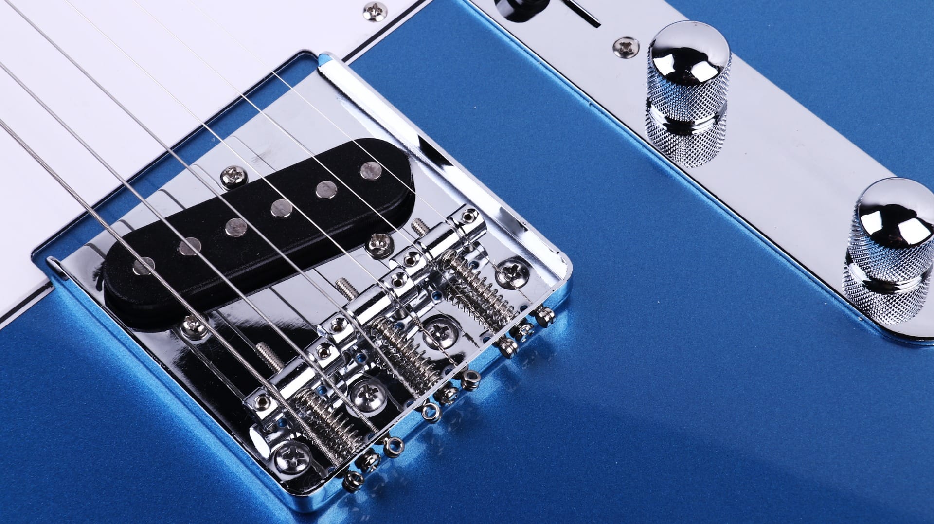 Gould Telecaster style Metallic Blue - Afbeelding 5