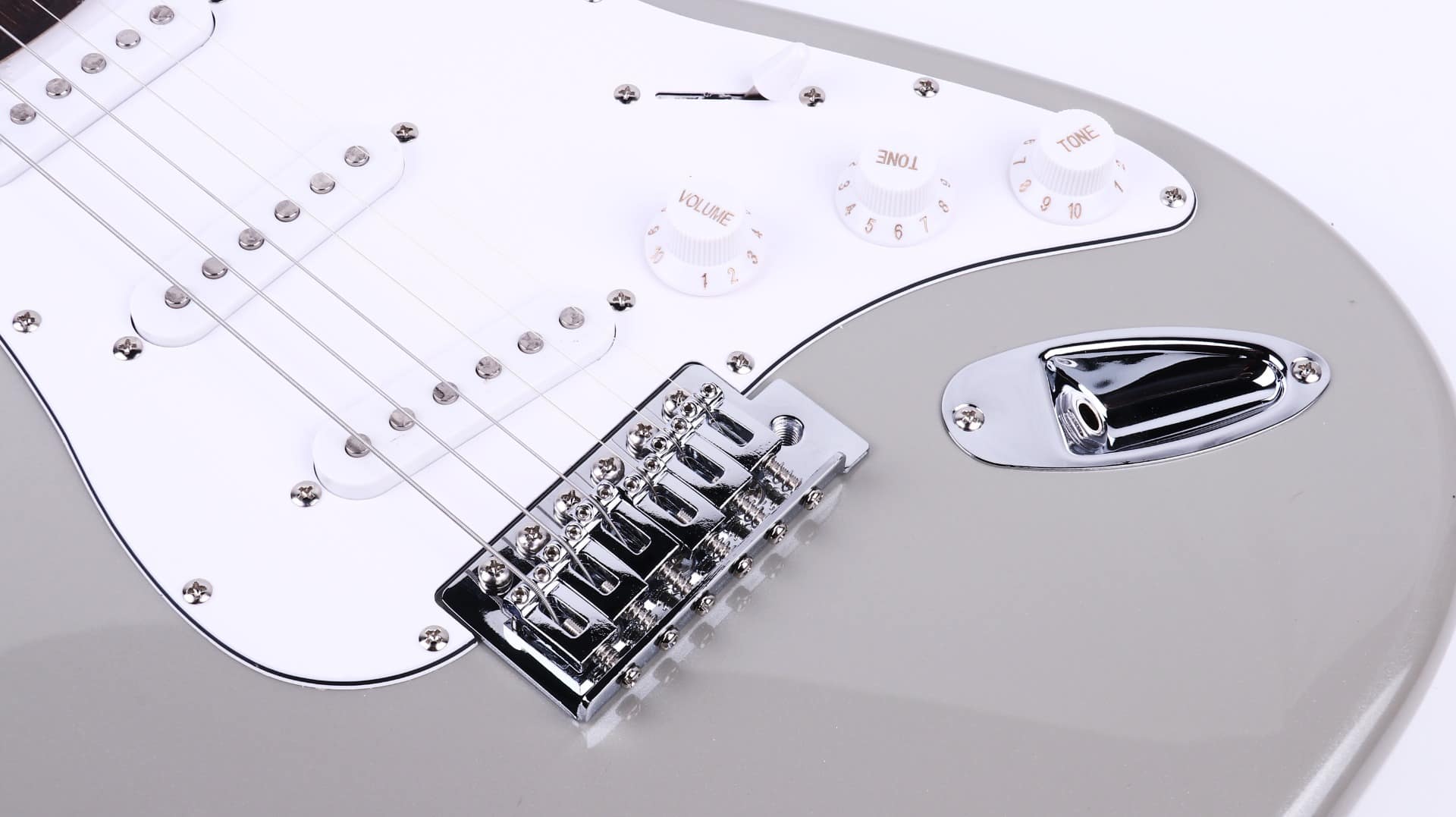 Gould Stratocaster style Metallic Inca Silver - Afbeelding 4