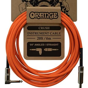 Orange gitaarkabel 6m angled/straight