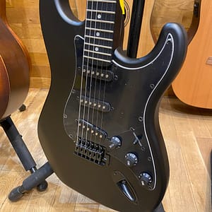 Egmond GS-821M Elektrische Gitaar – Mat Zwart | Strato-stijl