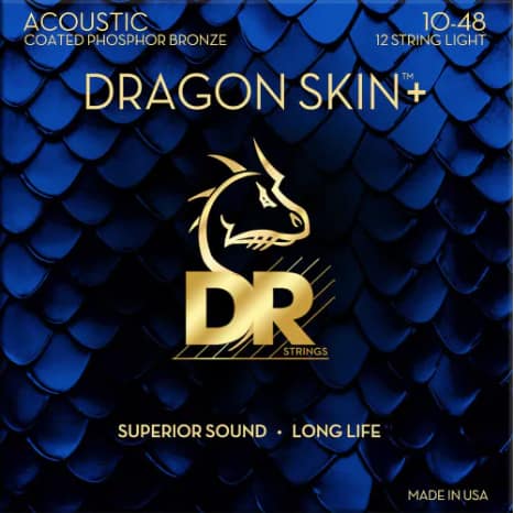 DR strings DAP-10/12 Dragon Skin+ (12 string)