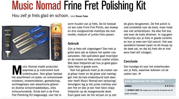 Music Nomad Frine Fret polishing kit - Afbeelding 2