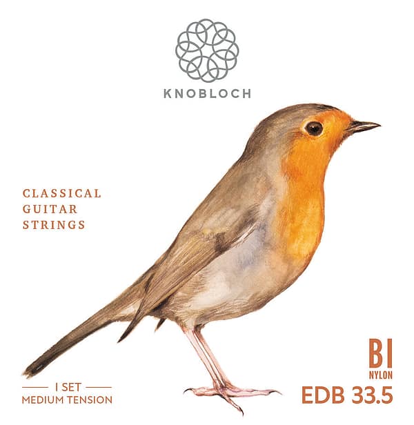 Knobloch EDQ 33.5 ERITHACUS Medium tension Double Silver QZ - Afbeelding 2