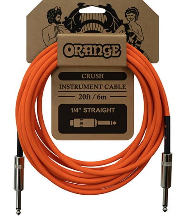 Orange gitaarkabel 6 mm