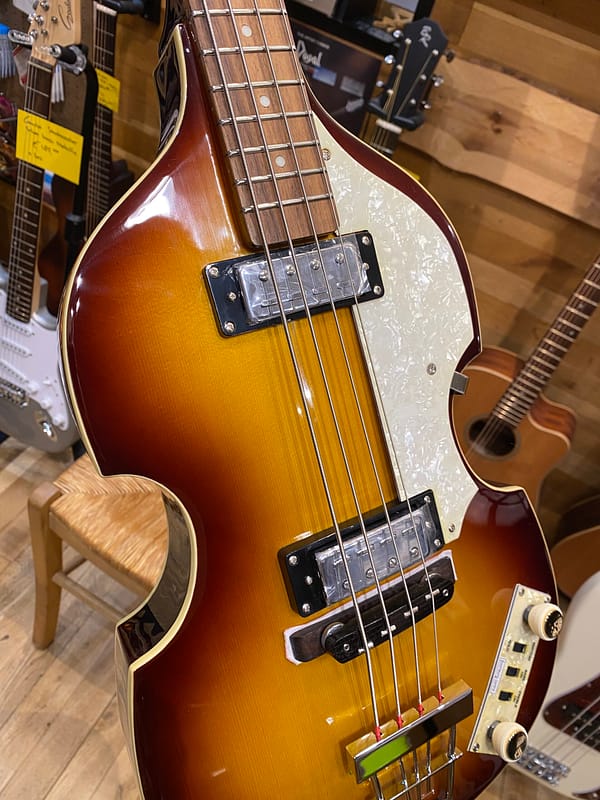 Hofner Beatles bass (Ignition violin bass) SunBurst - Afbeelding 4
