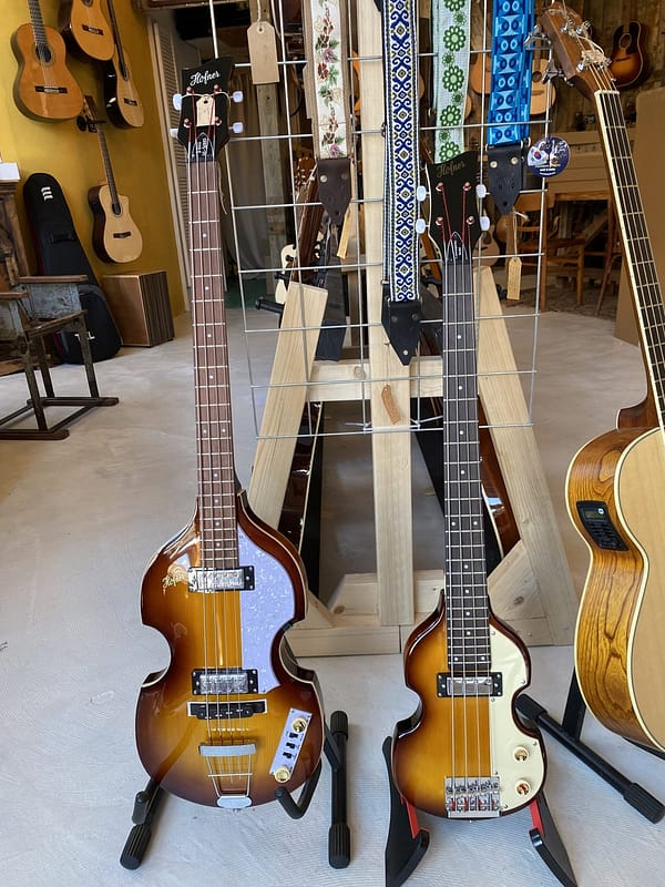 Hofner shorty violin bass SunBurst - Afbeelding 4