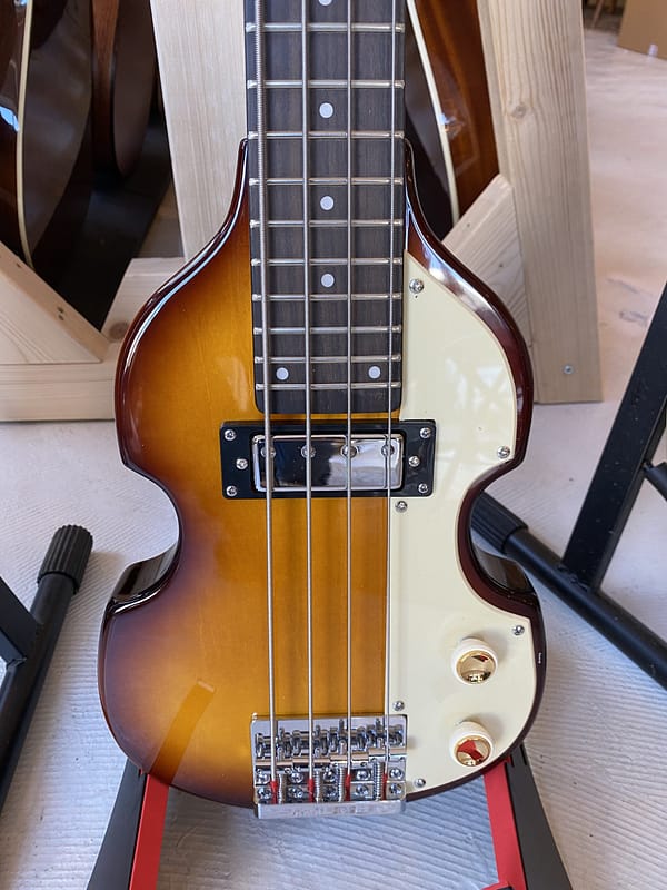 Hofner shorty violin bass SunBurst - Afbeelding 2