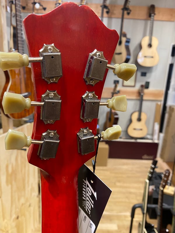 Eastman T64/V antique red met bigsby - Afbeelding 5