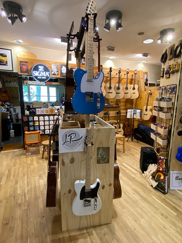 Gould Telecaster style Metallic Blue - Afbeelding 2