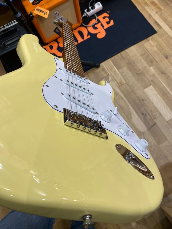Gould Stratocaster style Vintage White - Afbeelding 4