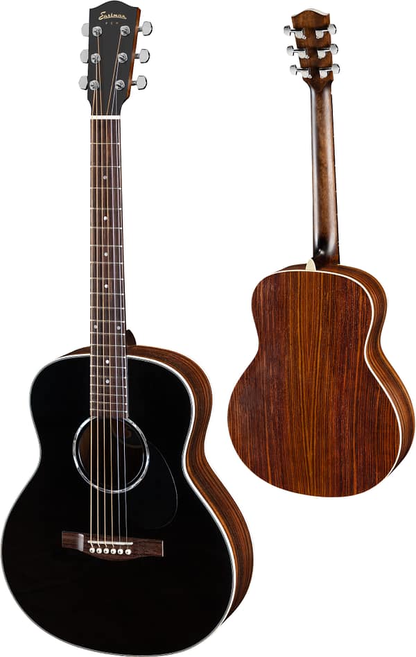 Eastman PCH2-TG black travel guitar