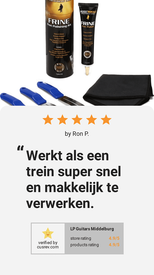 Music Nomad Frine Fret polishing kit - Afbeelding 3