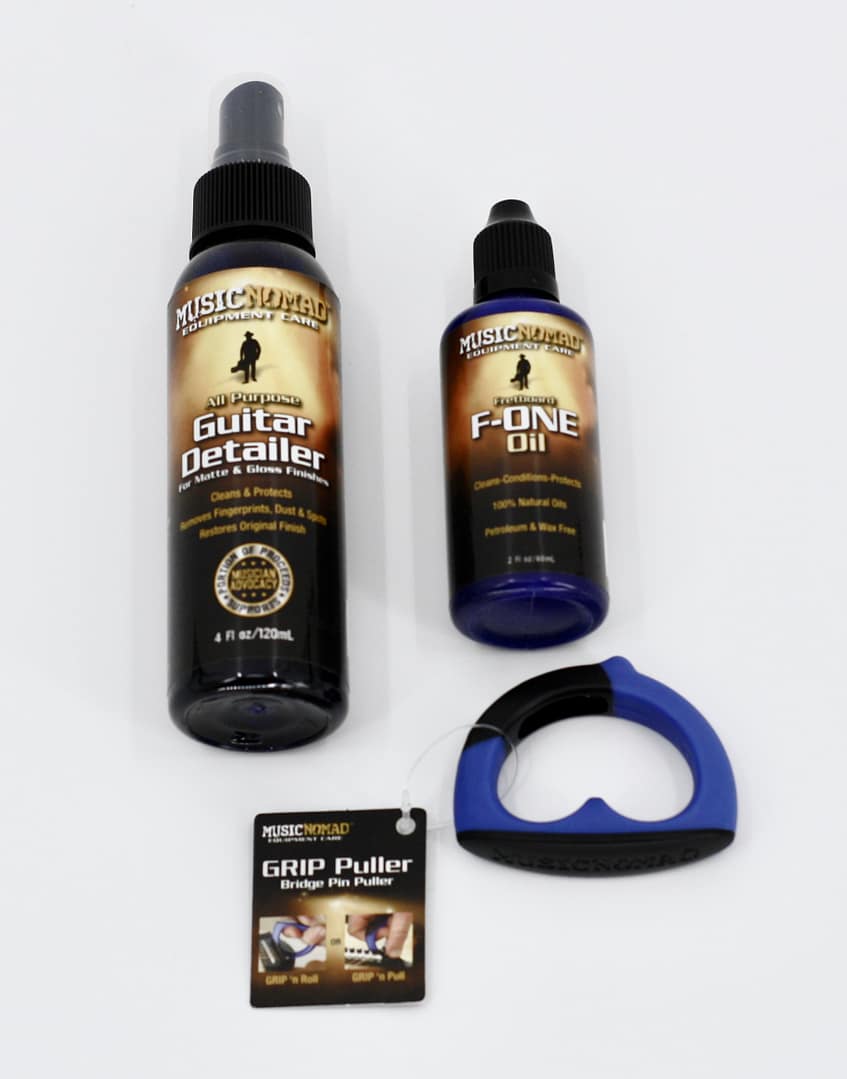 Music Nomad gitaar onderhoudsset satin en open pore