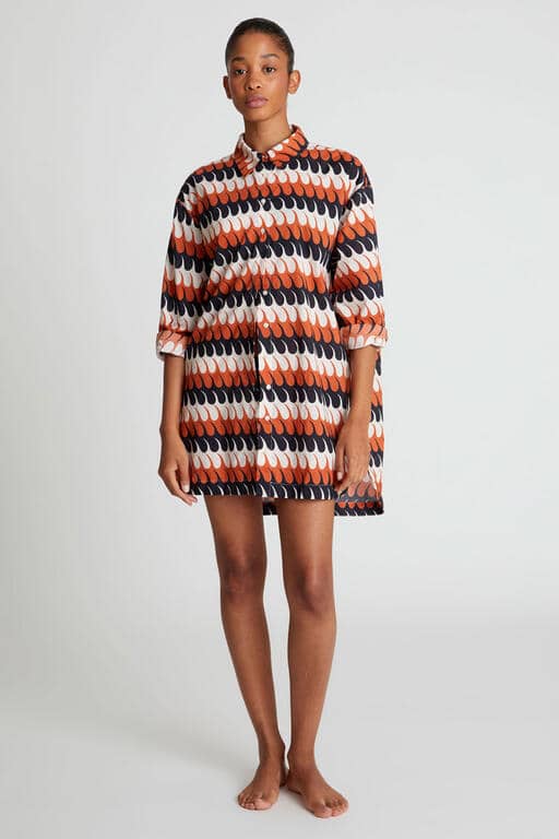Blouse Compañia Fantastica "Brown" - Afbeelding 3