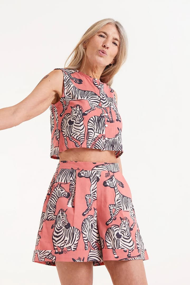 Shorts Compañia Fantastica "Zebra"