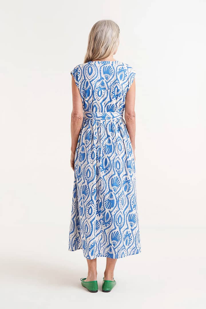 Jurk Compañia Fantastica "Blue" - Afbeelding 3