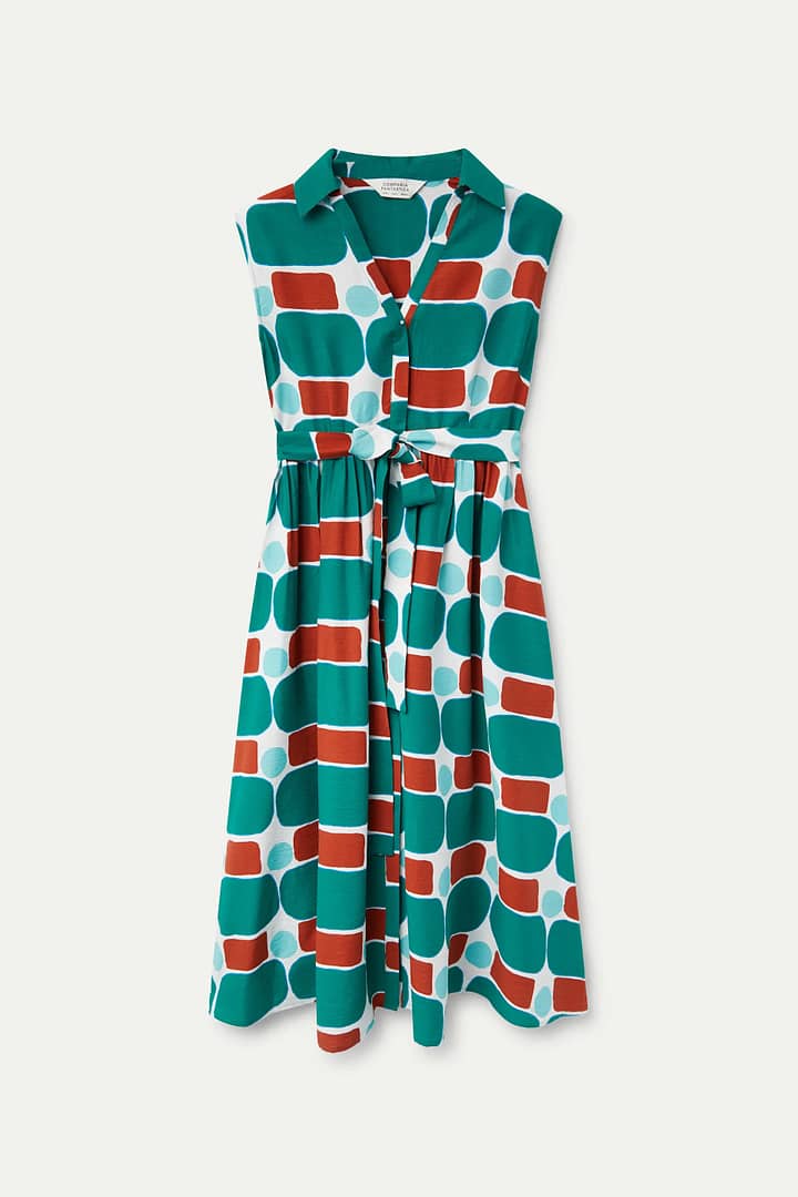 Jurk Compañia Fantastica "Retro" - Afbeelding 4