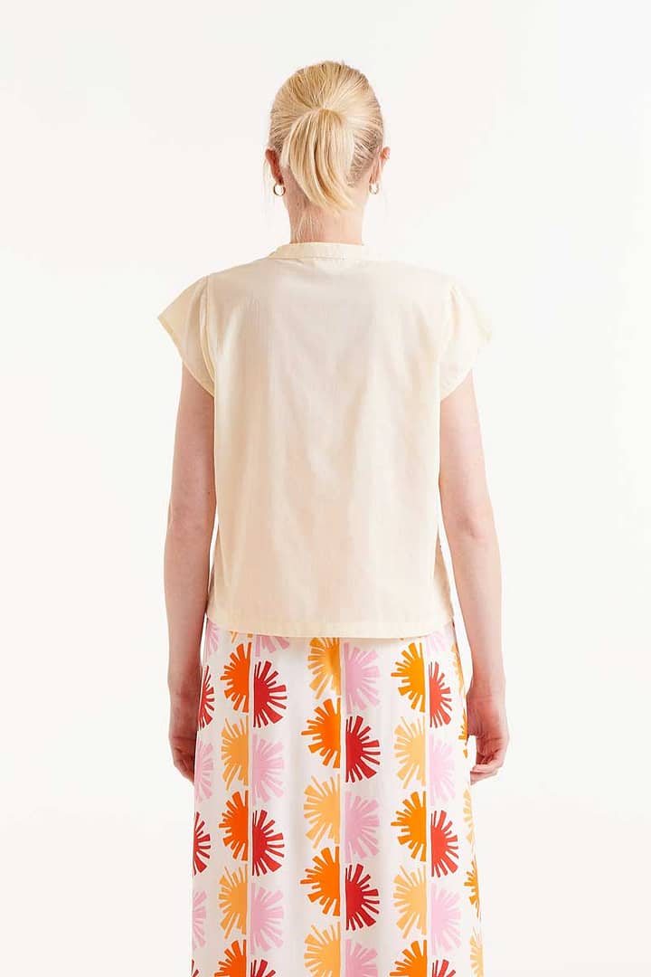 Blouse Compañia Fantastica "Yellow" - Afbeelding 3
