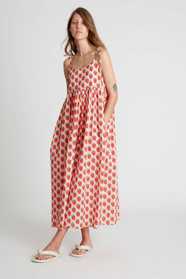 Jurk Compañia Fantastica "Strawberry" - Afbeelding 2