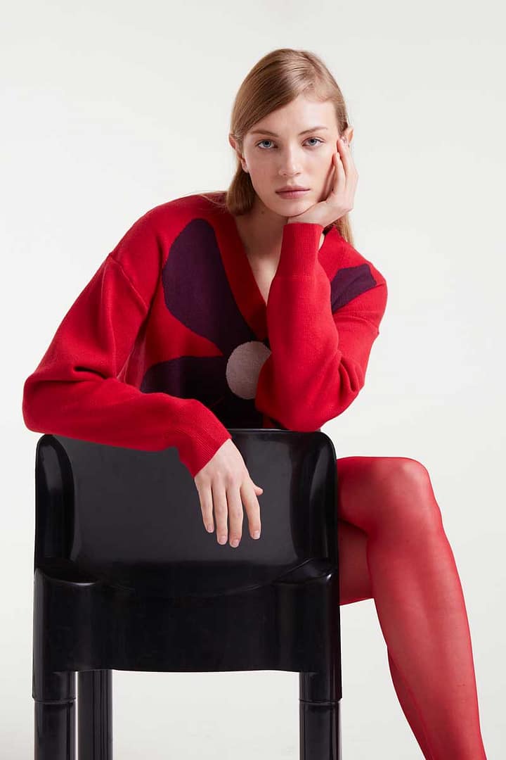 Trui Compañia Fantastica "Daisy" Red - Afbeelding 3
