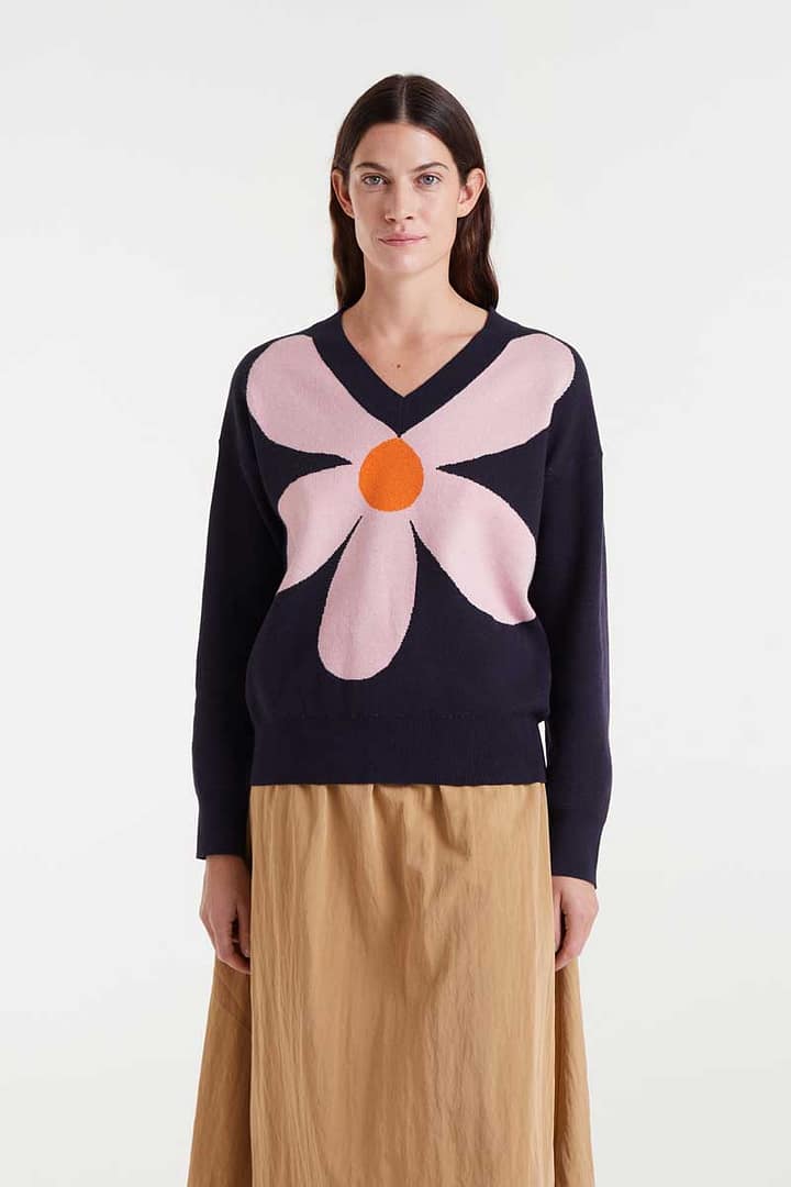 Trui Compañia Fantástica "Daisy" Blue - Afbeelding 2