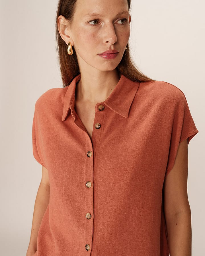 Blouse Grace & Mila "Perez" Terracotta - Afbeelding 2