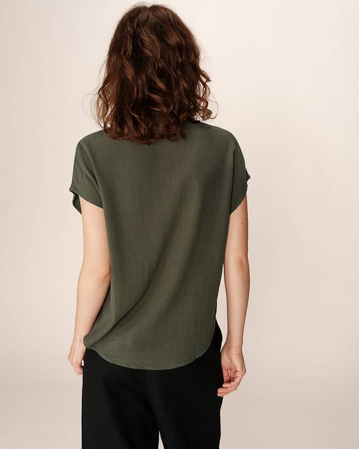 Blouse Grace & Mila "Perez" Vert - Afbeelding 4