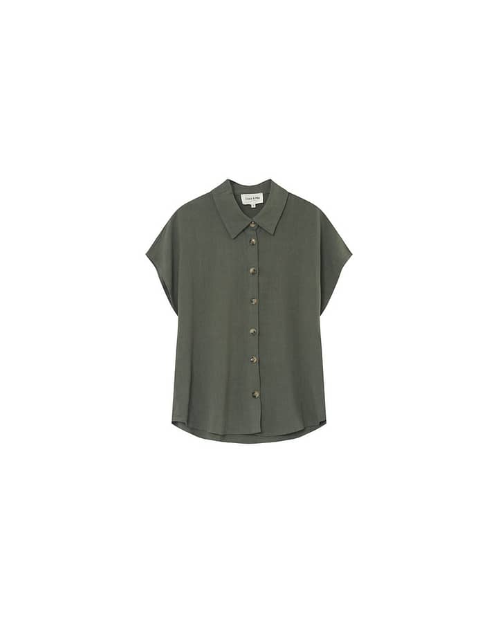 Blouse Grace & Mila "Perez" Vert - Afbeelding 5