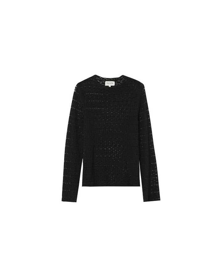 Top Grace & Mila "Prairie" Noir - Afbeelding 4