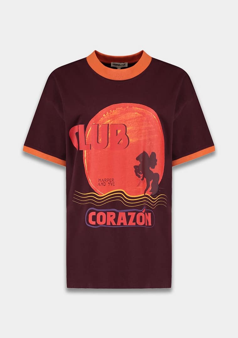 T-Shirt Harper & Yve "Club Corazon" - Afbeelding 3