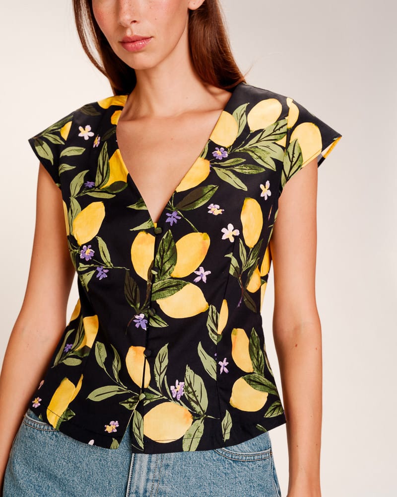 Top Grace & Mila "Remy" Noir - Afbeelding 3