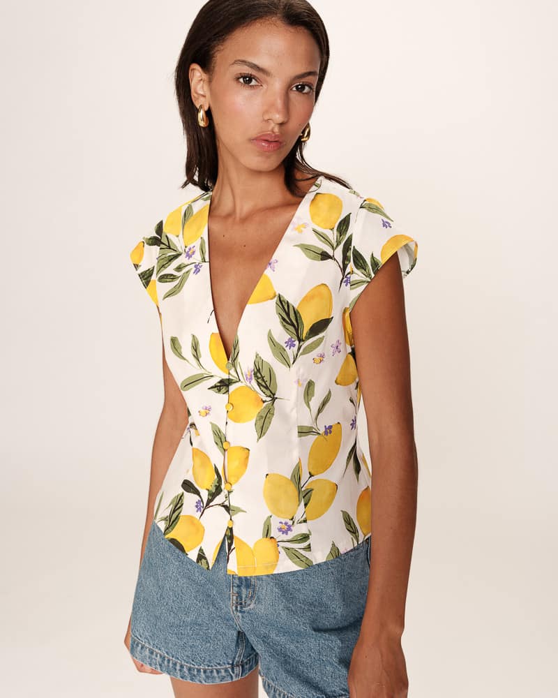 Top Grace & Mila "Remy" Ecru - Afbeelding 2