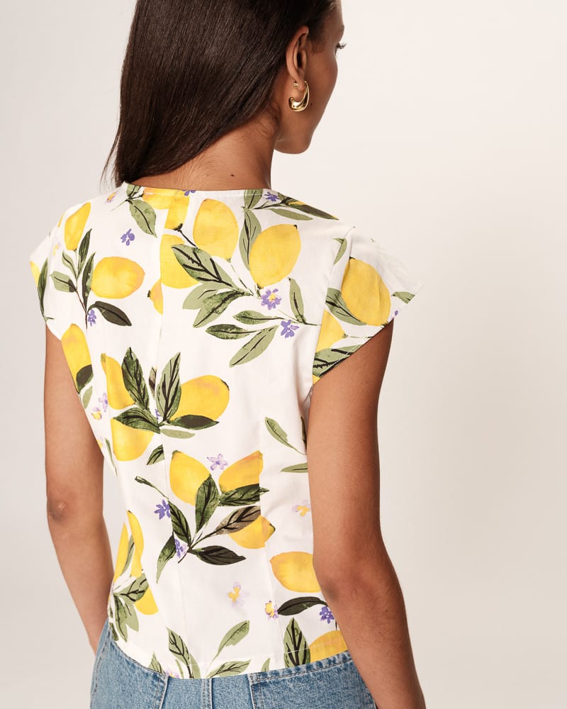 Top Grace & Mila "Remy" Ecru - Afbeelding 3