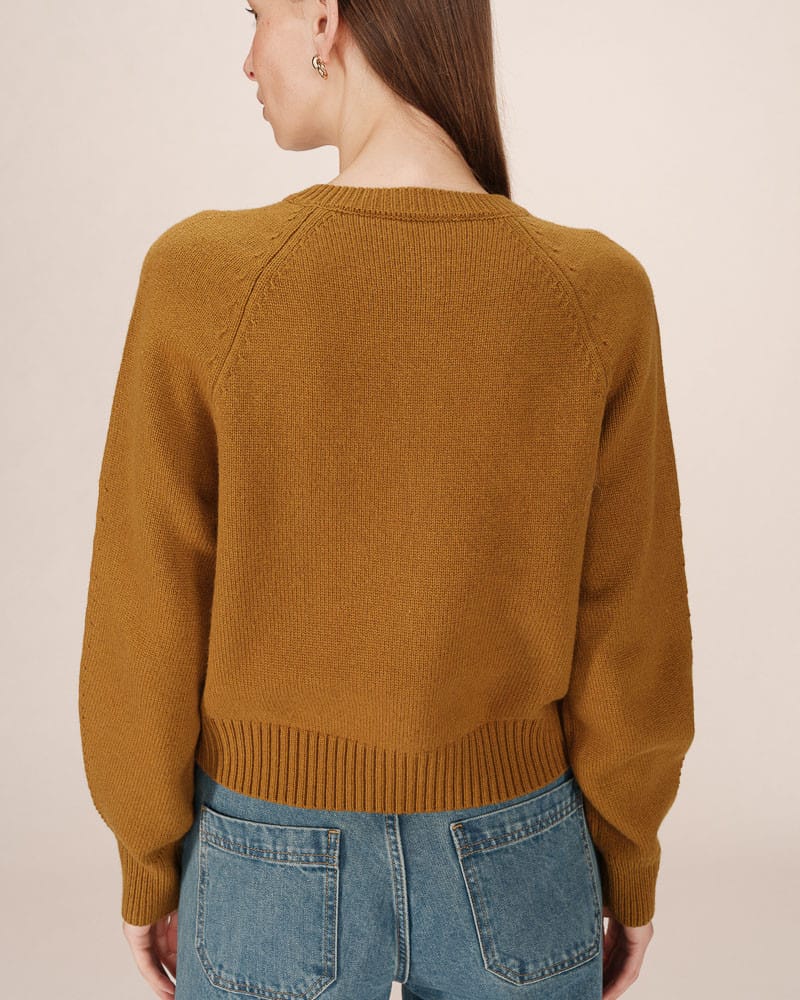 Vest Grace & Mila "Sanders" Mustard - Afbeelding 5