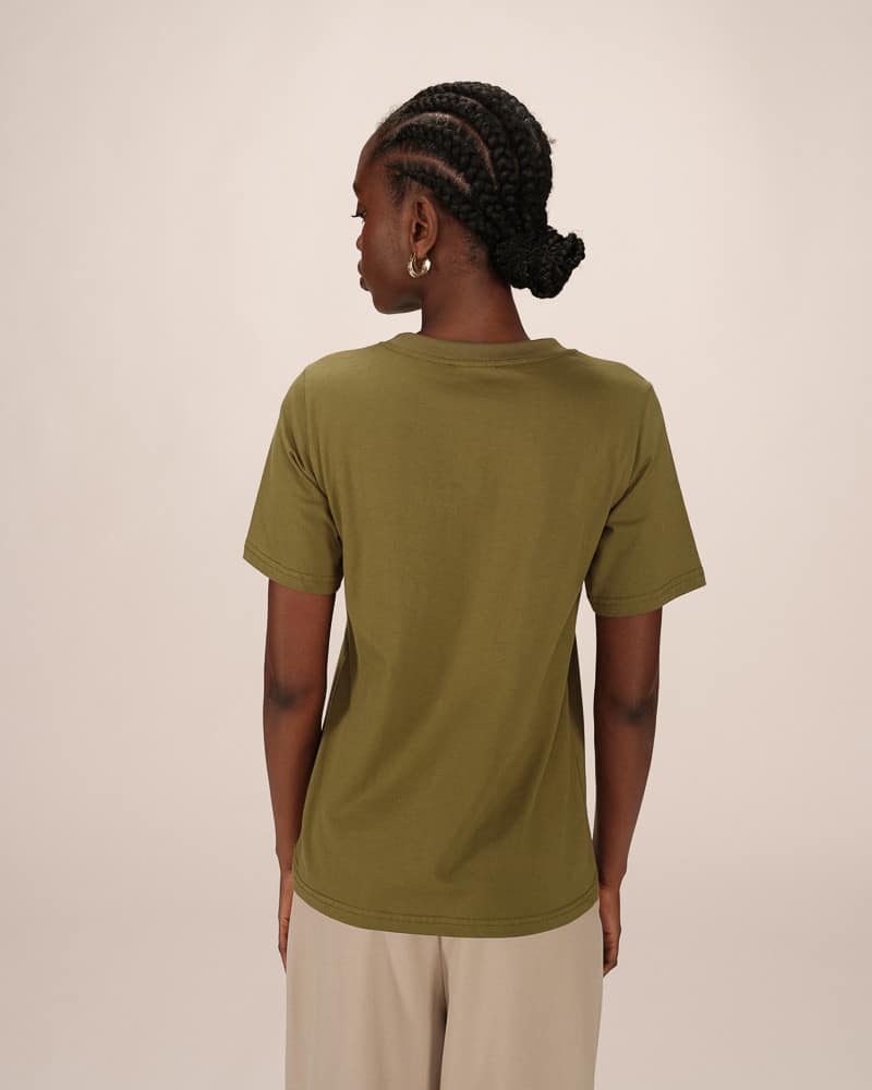 T-Shirt Grace & Mila "Soft" Olive - Afbeelding 3