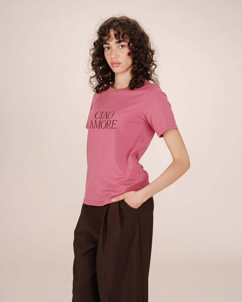 T-Shirt Grace & Mila "Soft" Blush - Afbeelding 4