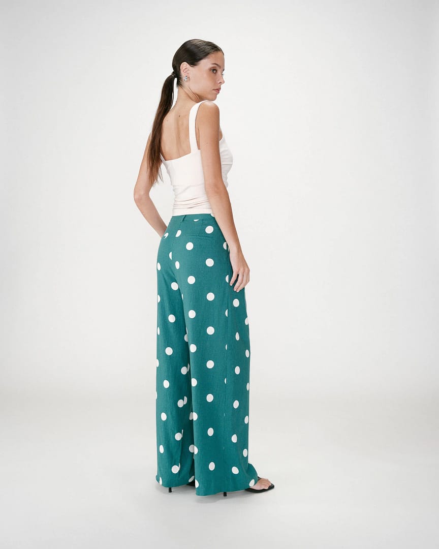 Broek Grace & Mila "Wynell" Vert - Afbeelding 3