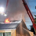 Brand bij zonnepanelen