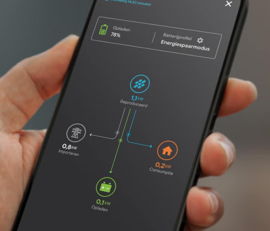 enphase thuisbatterij app