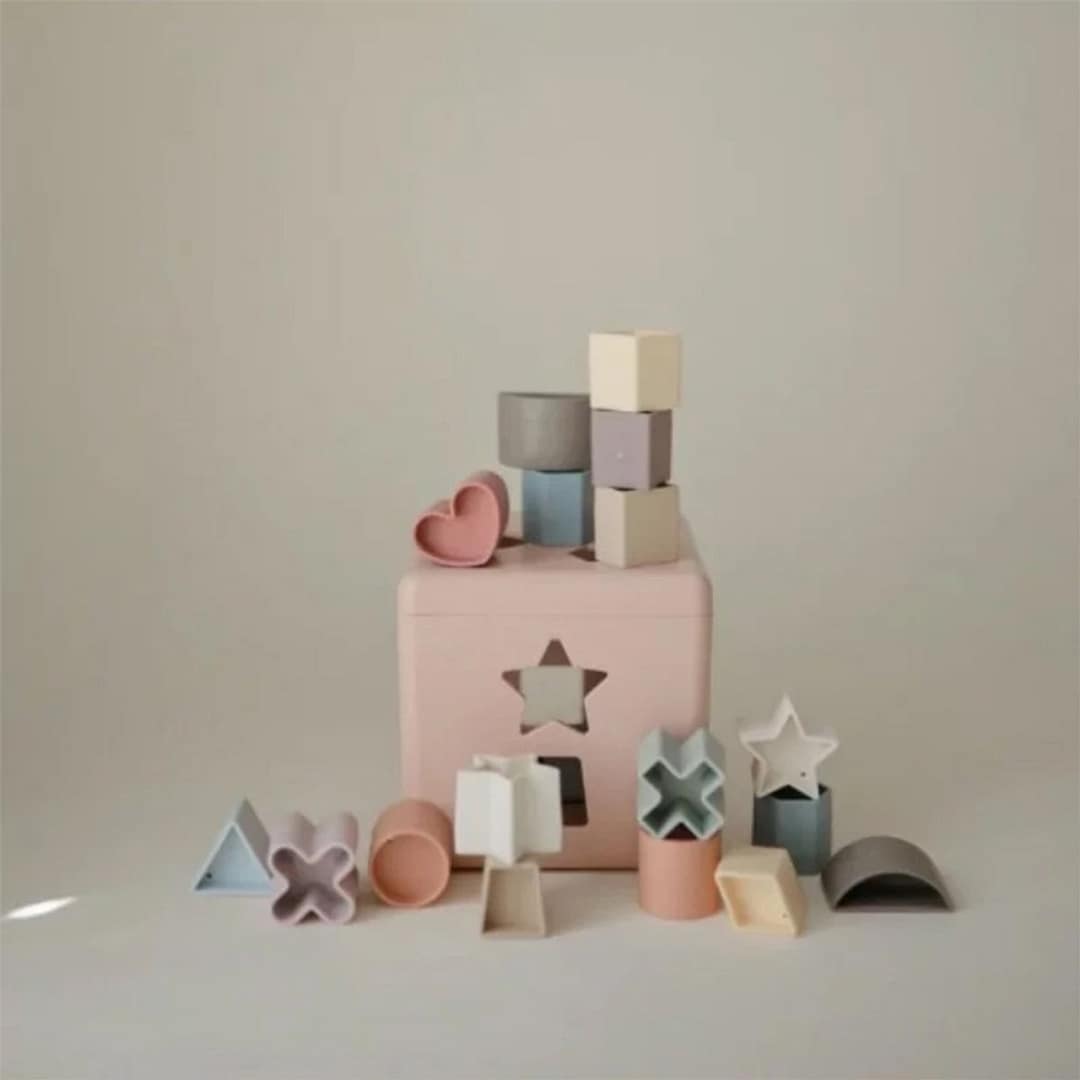 Mushie - sorteerdoos pastel - Afbeelding 3