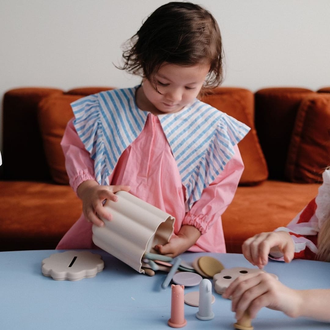 Mushie - Coin & Tube sorteer set - Afbeelding 2