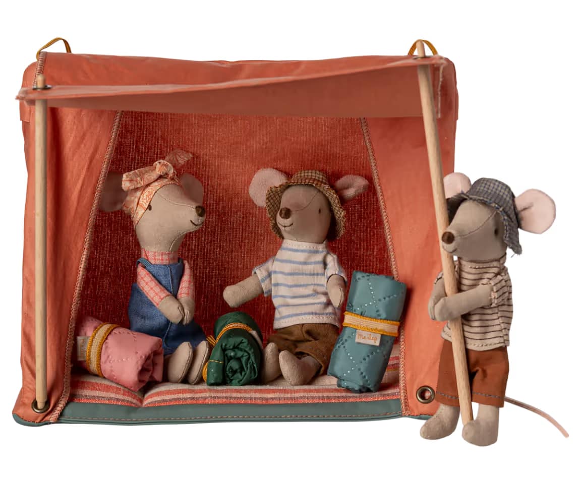 Happy camper tent, oranje - Afbeelding 3