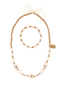 Ketting en armband set Alexa goud