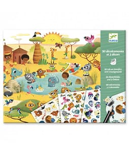 Krasplaatjes - savanne, woestijn en noordpool