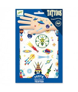 Djeco Space oddity tattoos