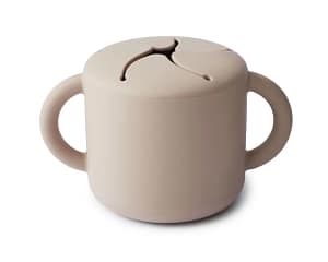 Mushie silicone snack cup